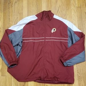 Vintage NFL Redskins Windbreaker Size 2XL